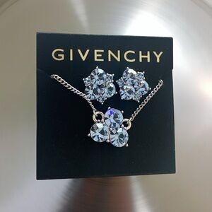 805. Givenchy Swarovski Crystal Earring & Necklace Set